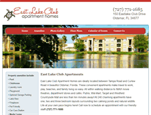 Tablet Screenshot of eastlakeclub.com